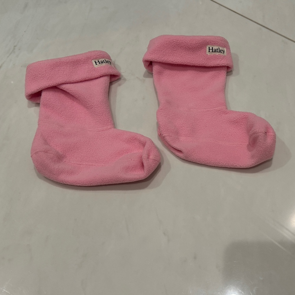Hatley Pink Kids Booties